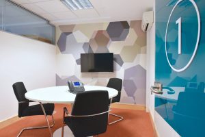 glass partition walls office